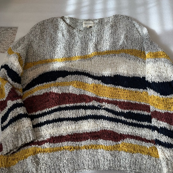 Sezane Sweaters - Sezane Multicolored Crewneck Sweater